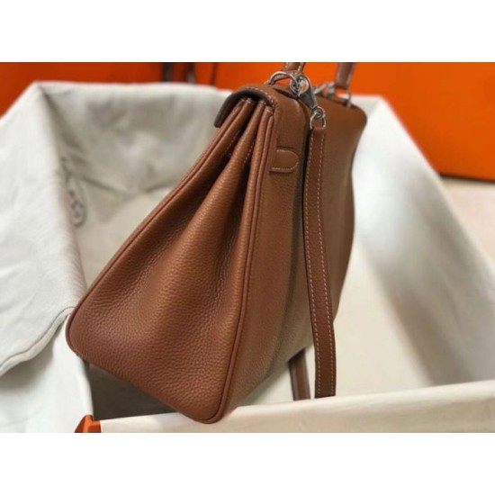 Replica Hermes Kelly 32cm Retourne Bag Gold Clemence Replica Hermes Kelly 32cm Retourne Bag Gold Clemence