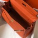 Fake Hermes Kelly 32cm Retourne Bag Orange Clemence Replica Replica Hermes Kelly 32cm Retourne Bag Orange Clemence