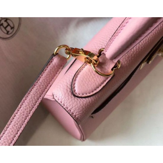 Fake Hermes Kelly 32cm Retourne Bag Pink Clemence Replica Replica Hermes Kelly 32cm Retourne Bag Pink Clemence