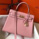 Fake Hermes Kelly 32cm Retourne Bag Pink Clemence Replica Replica Hermes Kelly 32cm Retourne Bag Pink Clemence