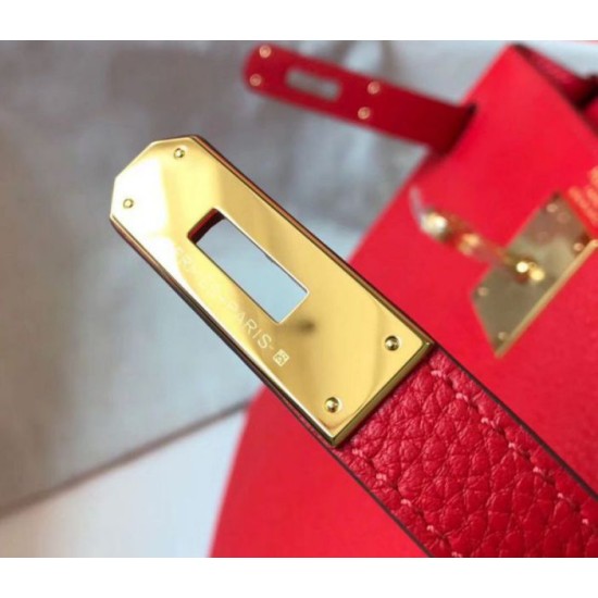 Fake Hermes Kelly 32cm Retourne Bag Red Clemence Replica Replica Hermes Kelly 32cm Retourne Bag Red Clemence