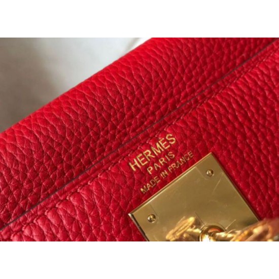Fake Hermes Kelly 32cm Retourne Bag Red Clemence Replica Replica Hermes Kelly 32cm Retourne Bag Red Clemence
