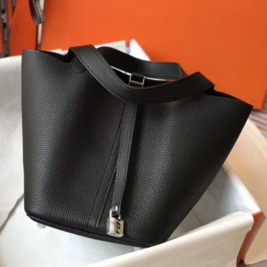 Replica Hermes Picotin Lock 18 Bag Black Clemence Replica Hermes Picotin Lock 18 Bag Black Clemence
