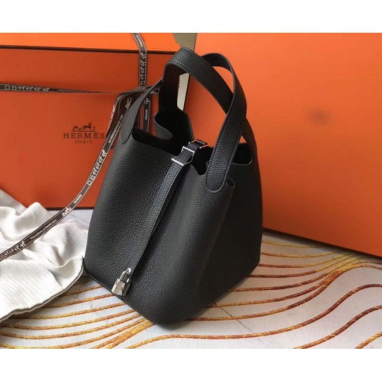 Replica Hermes Picotin Lock 18 Bag Black Clemence Replica Hermes Picotin Lock 18 Bag Black Clemence