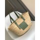 Fake Loewe Medium Basket Bag Raffia and Rosemary Calfskin Replica Replica Loewe Medium Basket Bag Raffia and Rosemary Calfskin