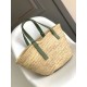 Fake Loewe Medium Basket Bag Raffia and Rosemary Calfskin Replica Replica Loewe Medium Basket Bag Raffia and Rosemary Calfskin