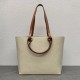 Replica Loewe Anagram Medium Tote Bag Jacquard and Calfskin Fake Loewe Anagram Medium Tote Bag Jacquard and Calfskin Replica