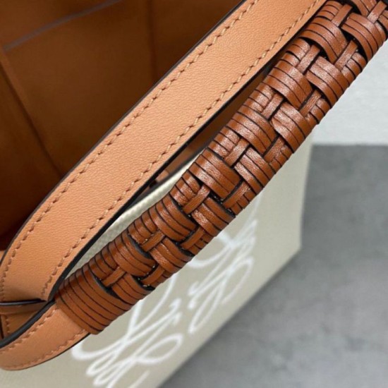 Replica Loewe Anagram Medium Tote Bag Jacquard and Calfskin Fake Loewe Anagram Medium Tote Bag Jacquard and Calfskin Replica