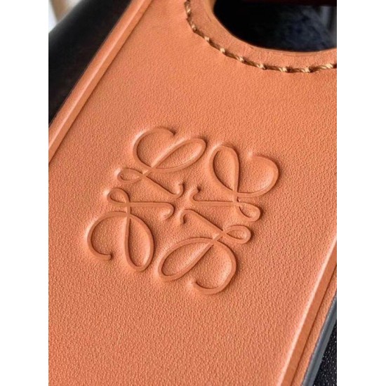 Fake Loewe Small Balloon Bucket Bag Black/Tan Calfskin Replica Fake Loewe Small Balloon Bucket Bag Black/Tan Calfskin Replica