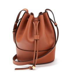 Replica Loewe Small Balloon Bucket Bag Camel Calfskin