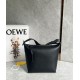 Fake Loewe Cubi Small Bag Black Calfskin and Jacquard Replica Replica Loewe Cubi Small Bag Black Calfskin and Jacquard
