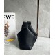 Fake Loewe Cubi Small Bag Black Calfskin and Jacquard Replica Replica Loewe Cubi Small Bag Black Calfskin and Jacquard