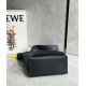 Fake Loewe Cubi Small Bag Black Calfskin and Jacquard Replica Replica Loewe Cubi Small Bag Black Calfskin and Jacquard