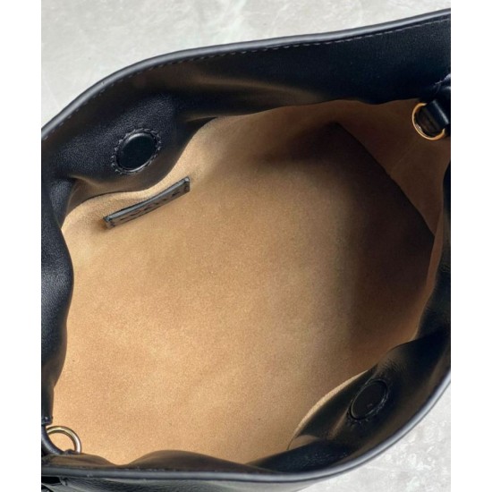 Replica Loewe Mini Flamenco Clutch Bag Black Nappa Calfskin Replica Loewe Mini Flamenco Clutch Bag Black Nappa Calfskin