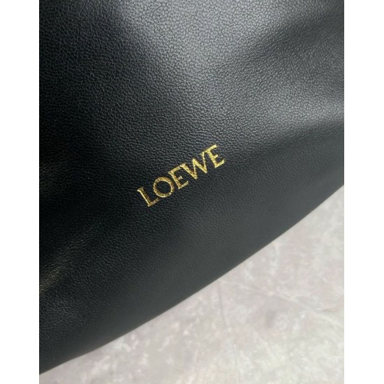 Replica Loewe Mini Flamenco Purse Bag Black Nappa Lambskin Replica Loewe Mini Flamenco Purse Bag Black Nappa Lambskin