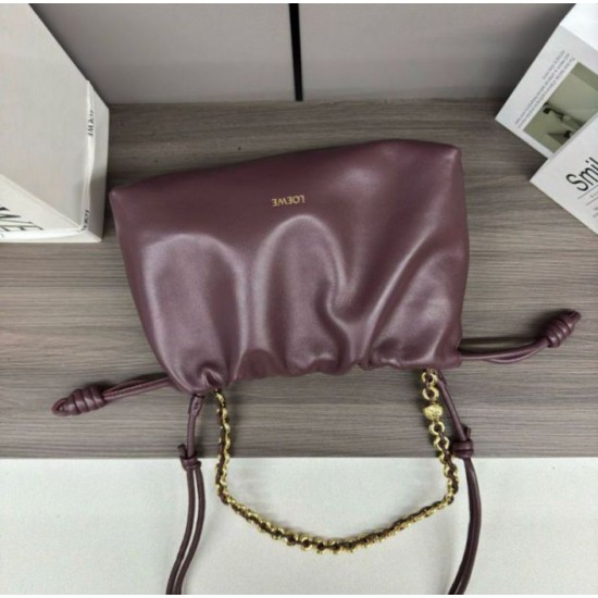 Replica Loewe Flamenco Purse Burgundy Nappa Lambskin Fake Loewe Flamenco Purse Burgundy Nappa Lambskin Replica