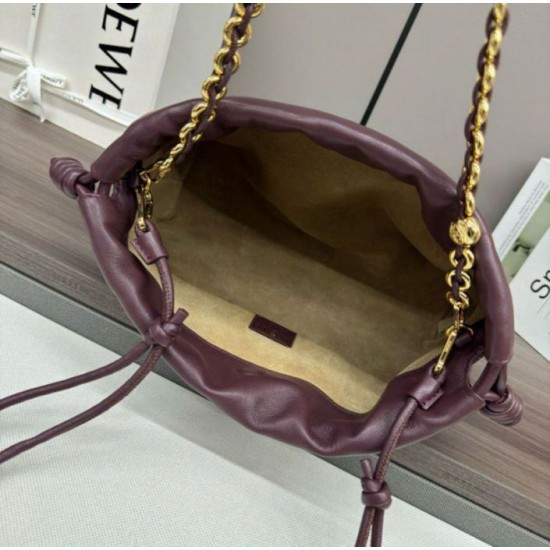 Replica Loewe Flamenco Purse Burgundy Nappa Lambskin Fake Loewe Flamenco Purse Burgundy Nappa Lambskin Replica