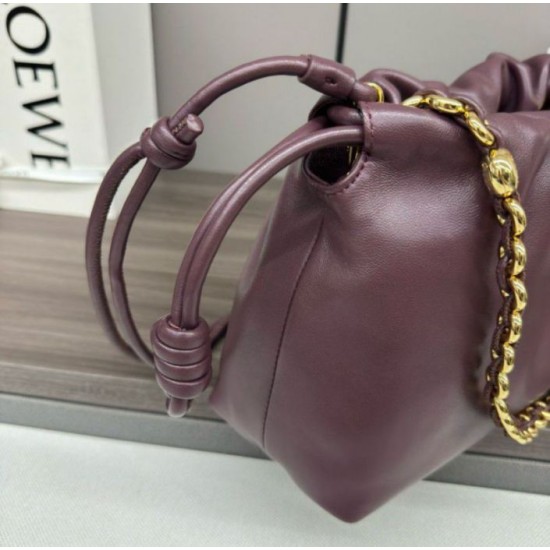 Replica Loewe Flamenco Purse Burgundy Nappa Lambskin Fake Loewe Flamenco Purse Burgundy Nappa Lambskin Replica