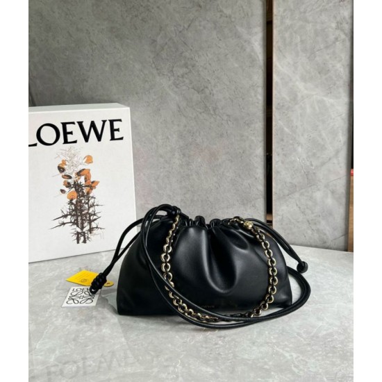 Replica Loewe Flamenco Purse Black Nappa Lambskin Replica Loewe Flamenco Purse Black Nappa Lambskin