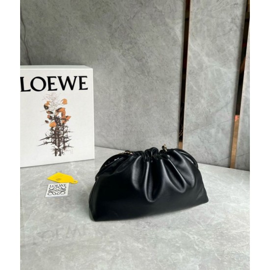 Replica Loewe Flamenco Purse Black Nappa Lambskin Replica Loewe Flamenco Purse Black Nappa Lambskin