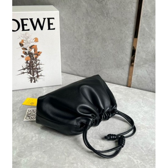 Replica Loewe Flamenco Purse Black Nappa Lambskin Replica Loewe Flamenco Purse Black Nappa Lambskin