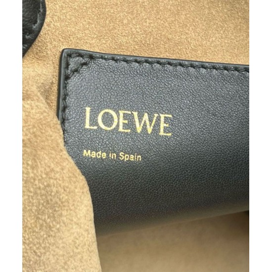 Replica Loewe Flamenco Purse Bucket Bag Black Nappa Lambskin Replica Loewe Flamenco Purse Bucket Bag Black Nappa Lambskin