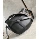 Fake Loewe Small Gate Bag Black Calfskin and Jacquard Replica Fake Loewe Small Gate Bag Black Calfskin and Jacquard Replica
