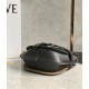 Fake Loewe Small Gate Bag Black Calfskin and Jacquard Replica Fake Loewe Small Gate Bag Black Calfskin and Jacquard Replica