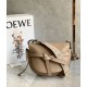 Replica Loewe Gate Small Bag Sand Calfskin and Jacquard Fake Loewe Gate Small Bag Sand Calfskin and Jacquard Replica