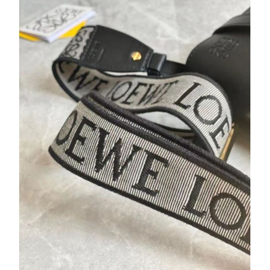 Fake Loewe Mini Gate Dual Bag Black Calfskin Replica Fake Loewe Mini Gate Dual Bag Black Calfskin Replica