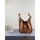 Replica Loewe Mini Hammock Drawstring Bag Brown Replica Loewe Mini Hammock Drawstring Bag Brown