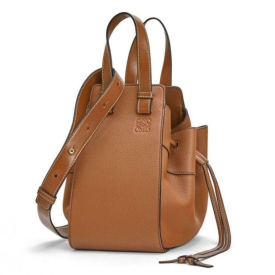 Replica Loewe Mini Hammock Drawstring Bag Brown Replica Loewe Mini Hammock Drawstring Bag Brown