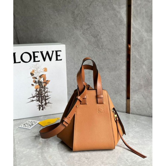 Replica Loewe Compact Hammock Bag Light Caramel Grained Calfskin Fake Loewe Compact Hammock Bag Light Caramel Grained Calfskin Replica