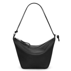 Replica Loewe Mini Hammock Hobo Bag Black Calfskin