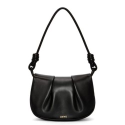 Replica Loewe Paseo Satchel Bag Black Nappa 