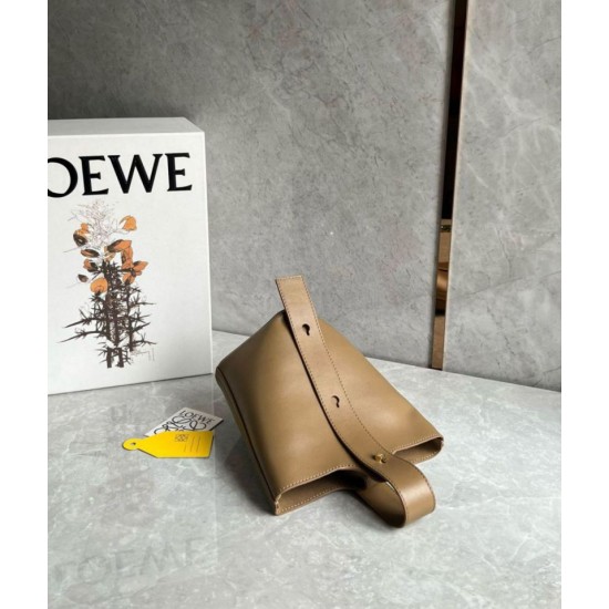 Replica Loewe Mini Pebble Bucket Bag Oak Calfskin Fake Loewe Mini Pebble Bucket Bag Oak Calfskin Replica