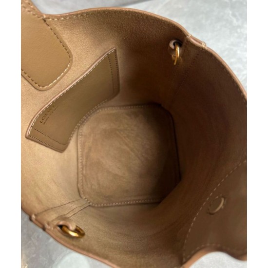 Replica Loewe Mini Pebble Bucket Bag Oak Calfskin Fake Loewe Mini Pebble Bucket Bag Oak Calfskin Replica