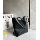 Replica Loewe Medium Puzzle Fold Tote Bag Black Calfskin Replica Loewe Medium Puzzle Fold Tote Bag Black Calfskin