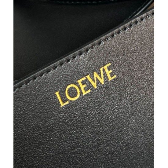Replica Loewe Medium Puzzle Fold Tote Bag Black Calfskin Replica Loewe Medium Puzzle Fold Tote Bag Black Calfskin