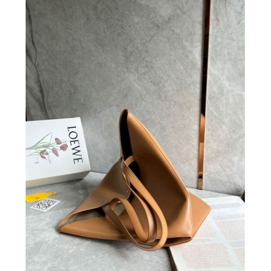 Replica Loewe Large Puzzle Fold Tote Bag Tan Calfskin Replica Loewe Large Puzzle Fold Tote Bag Tan Calfskin