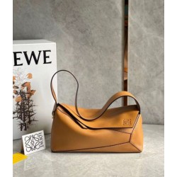 Replica Loewe Puzzle Hobo Bag Brown Nappa Calfskin Replica Loewe Puzzle Hobo Bag Brown Nappa Calfskin