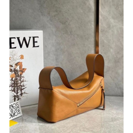 Replica Loewe Puzzle Hobo Bag Brown Nappa Calfskin Replica Loewe Puzzle Hobo Bag Brown Nappa Calfskin
