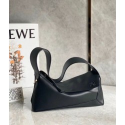 Replica Loewe Puzzle Hobo Bag Black Nappa Calfskin Replica Loewe Puzzle Hobo Bag Black Nappa Calfskin