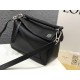 Replica Loewe Small Puzzle Bag Black Calfskin Replica Loewe Small Puzzle Bag Black Calfskin