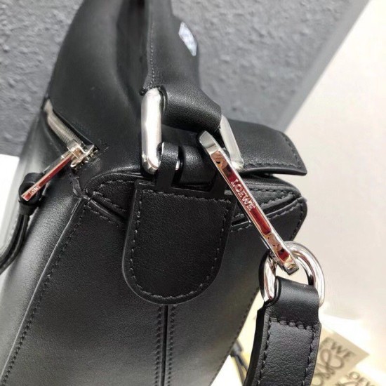 Replica Loewe Small Puzzle Bag Black Calfskin Replica Loewe Small Puzzle Bag Black Calfskin