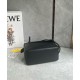 Replica Loewe Puzzle Small Bag Black Calfskin with Woven Handle Fake Loewe Puzzle Small Bag Black Calfskin with Woven Handle Replica