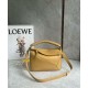 Replica Loewe Puzzle Small Bag Sahara Calfskin with Woven Handle Replica Loewe Puzzle Small Bag Sahara Calfskin with Woven Handle