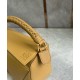 Replica Loewe Puzzle Small Bag Sahara Calfskin with Woven Handle Replica Loewe Puzzle Small Bag Sahara Calfskin with Woven Handle