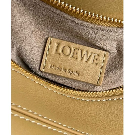 Replica Loewe Puzzle Small Bag Sahara Calfskin with Woven Handle Replica Loewe Puzzle Small Bag Sahara Calfskin with Woven Handle
