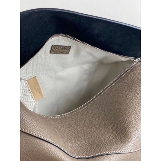 Fake Loewe Large Puzzle Bag Khaki Grained Replica Fake Loewe Large Puzzle Bag Khaki Grained Replica